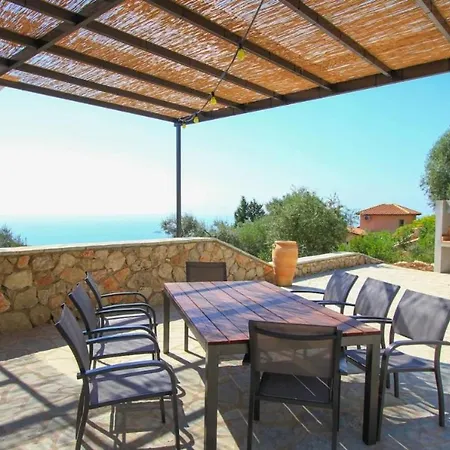 Villa Arkoudi - Enjoy Panoramic Ocean Views From A Serene Mountain Setting *