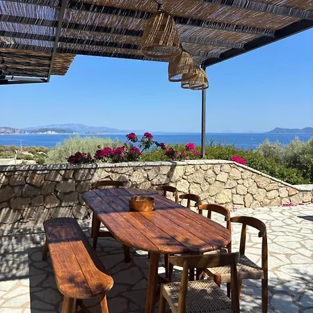 빌라 Arkoudi - Enjoy Panoramic Ocean Views From A Serene Mountain Setting