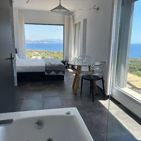 Arkoudi - Enjoy Panoramic Ocean Views From A Serene Mountain Setting 빌라 *
