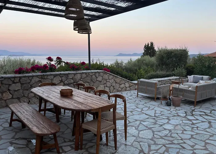 Villa Arkoudi - Enjoy Panoramic Ocean Views From A Serene Mountain Setting Sivota
